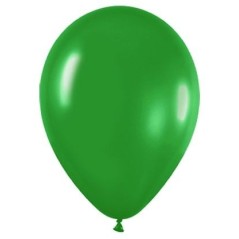 Globo verde selva de 30 cm 12"  serpentex bolsa 12 unidades 7703340231631 R12 032 12