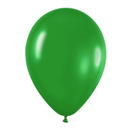 Globo verde selva de 30 cm 12"  serpentex bolsa 12 unidades 7703340231631 R12 032 12