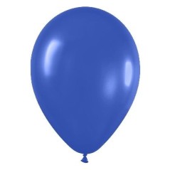 Globo azul real de 30 cm 12"  serpentex bolsa 12 unidades 7703340231532 R12 041 12
