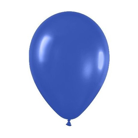 Globo azul real de 30 cm 12"  serpentex bolsa 12 unidades 7703340231532 R12 041 12