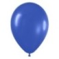 Globo azul real de 30 cm 12"  serpentex bolsa 12 unidades