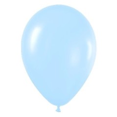 Globo satin azul de 30 cm serpentex bolsa 12 unidades 7703340236438 R12 440 12