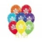 Globos feliz cumpleaños estrellas 12 uds de 30 cm sempertex