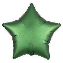 Globo estrella esmeralda satin 45 cm helio o aire 18" 26635385886 3858801