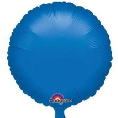 Globo azul circulo 18  foil helio 45 cm 26635205924 2059201