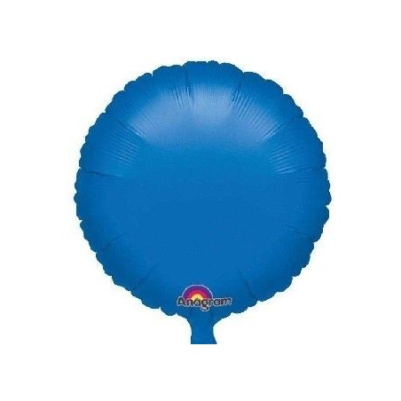 Globo azul circulo 18  foil helio 45 cm 26635205924 2059201