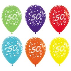 Globo latex n 50 30 cm 12 und sempertex colores surtidos 7703340123943 R12 N50
