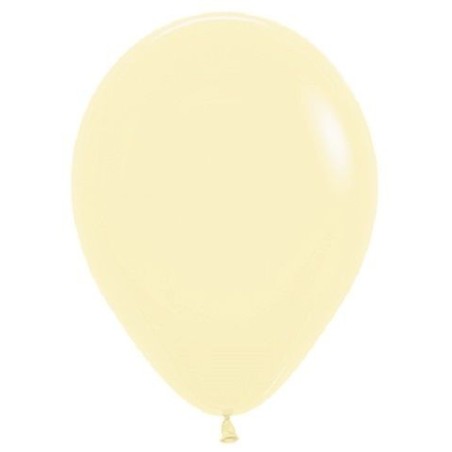 Globo Sempertex 18" 45 cm Amarillo Pastel 6 uds 7703340154596 R18 620