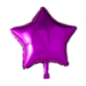 Globo estrella color fucsia 46 cm helio o aire
