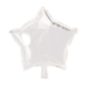 Globo estrella color blanco 46 cm helio o aire