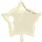 Globo estrella color marfil 46 cm helio o aire