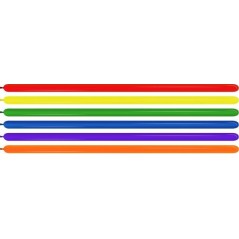 Globos globoflexia de 150x5 cm 100 uds 360 colores surtidos cristal sempertex 7703340804071 260 300