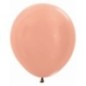Globo R18 oro rosa Sempertex 45 cm 6 uds