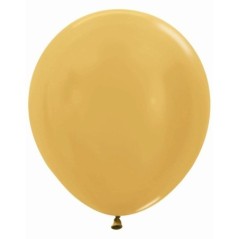 Globo R18 oro Sempertex 45 cm 6 uds 7703340166681 R18 570