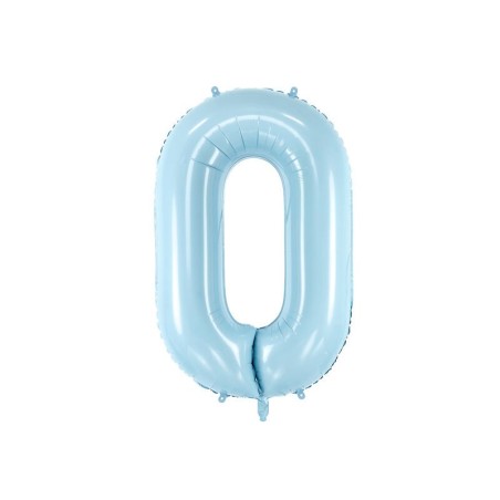 Globo numero azul pastel 86 cm helio o aire 5902230794948 FB1P 0 001J