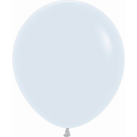 Globos R18 blancos 15 uds de 45 cm Sempertex 7703340393919 R18 005 15