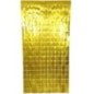 Cortina cuadrados oro o plata 1x2 metros