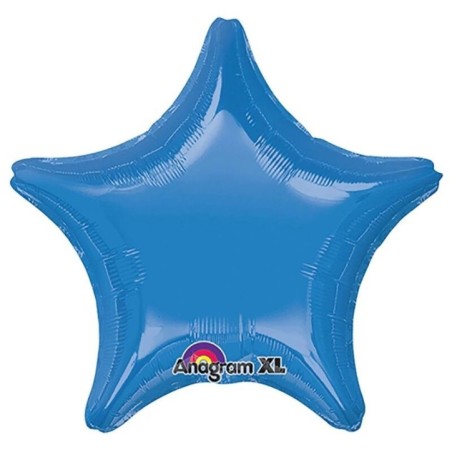 Globo estrella azul 48 cm helio o aire 26635224796 22479
