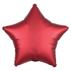 Globo estrella rojo satin 48 cm helio o aire 194099083362 8336