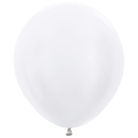 Globos R18 satin perla 15 uds de 45 cm Sempertex 7703340394817 R18 406 15