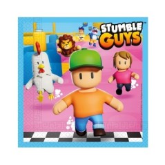 Servilletas Stumble Guys 20 uds de 33 cm cumpleanos 5201184979433 97943
