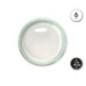 Platos blancos borde verde 6 uds 18 cm