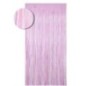 Cortina flecos rosa pastel 1x2 metros fiesta