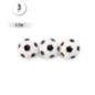 Pelotas goma forma balon futbol 3 uds