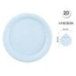 Platos Azul grisaceo 20 uds 23 cm
