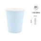 Vasos Azul grisaceo 20 uds