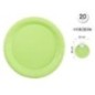 Platos Verde lima 20 uds 23 cm