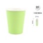 Vasos Verde lima 20 uds