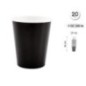 Vasos Negro 20 uds