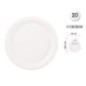 Platos blancos 20 uds 18  cm