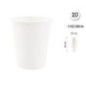 Vasos blancos 20 uds