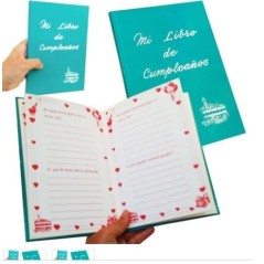 Libro firmas de cumpleanos 00574HU