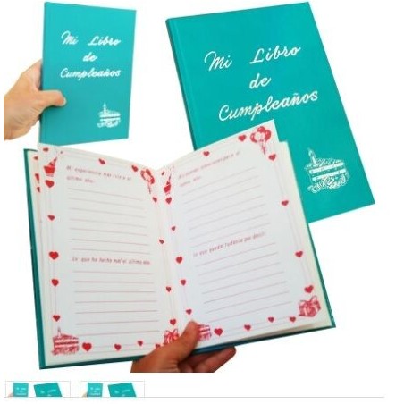 Libro firmas de cumpleanos 00574HU