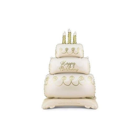Globo tarta cumpleanos 70x100 cm foil 5904555074873 FB374