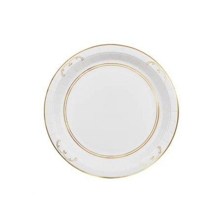Platos blancos decorados 6 uds 23 cm 5904555030633 TPP112