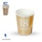 Vasos oro 18 cumpleaños 6 uds