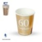 Vasos oro 60 cumpleaños 6 uds