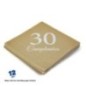Servilletas oro 30 cumpleaños  12 uds 33 cm