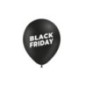 Globos negros Black Friday 8 uds 30 cm