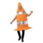 Disfraz de cono de trafico  talla ML