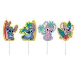 Velas Stitch cumpeanos 4 uds 8435599768710 346232