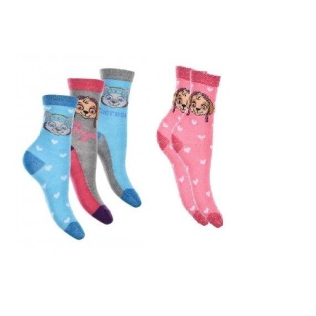 Calcetines patrulla canina azul corazones 3609081254127 RPH4833 T27AZULCOR