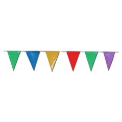 Bandera triangular plastico 20x30 5mts 8422935340662 34066