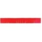 Guirnalda fleco plastico rojo 25m