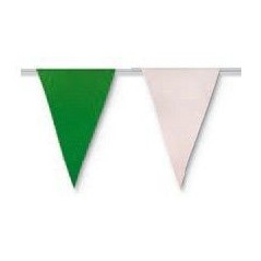 Bandera triangulo plastico verde y blanco andaluci 8422935600599 60059