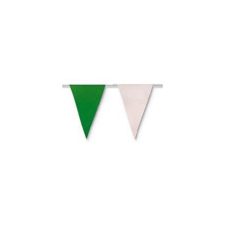 Bandera triangulo plastico verde y blanco andaluci 8422935600599 60059